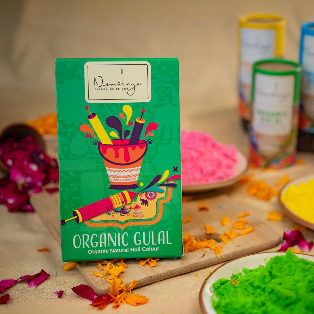 Rang Barse Pack - Set Of 4 Gulal Pouch (100 Gms Each)