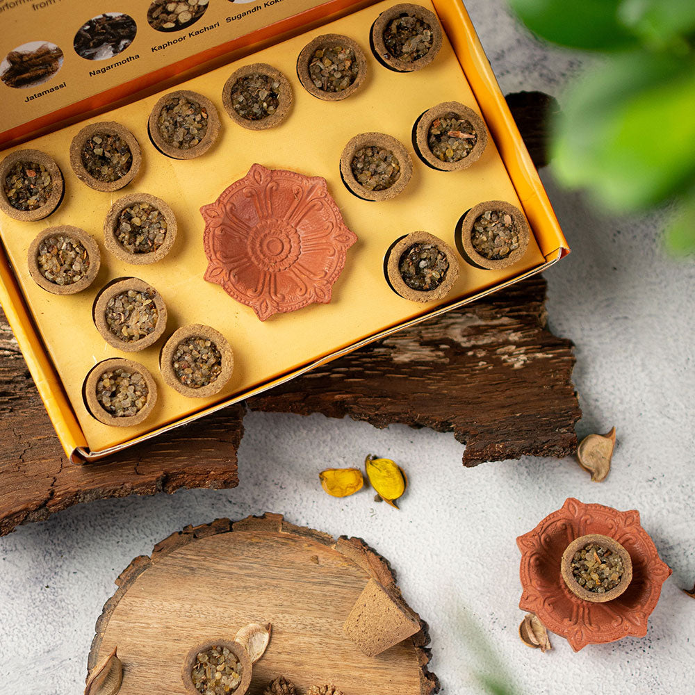 Kesar Sandalwood Havan Cups