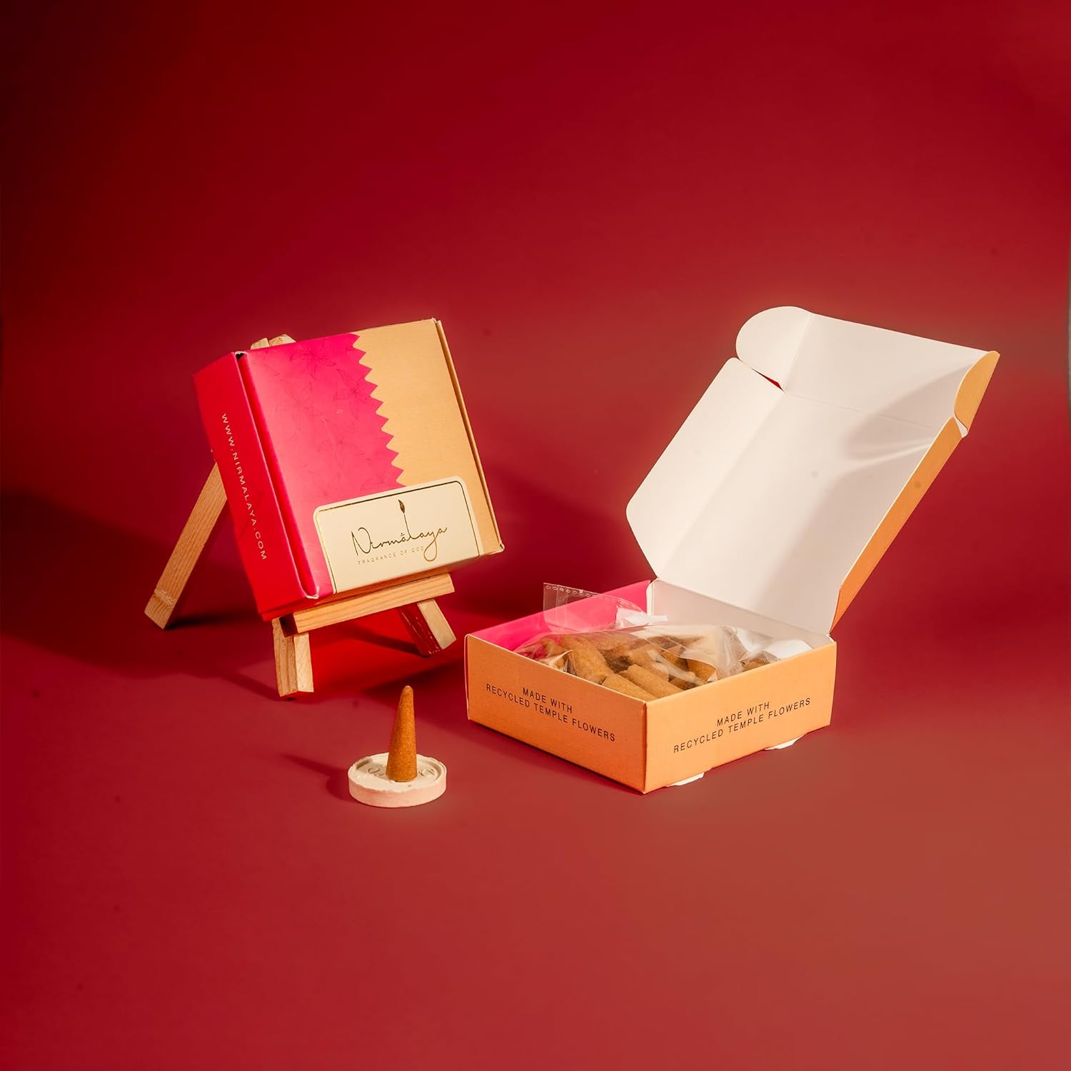 Rooh Rose Backflow Refill Pack Incense Cones