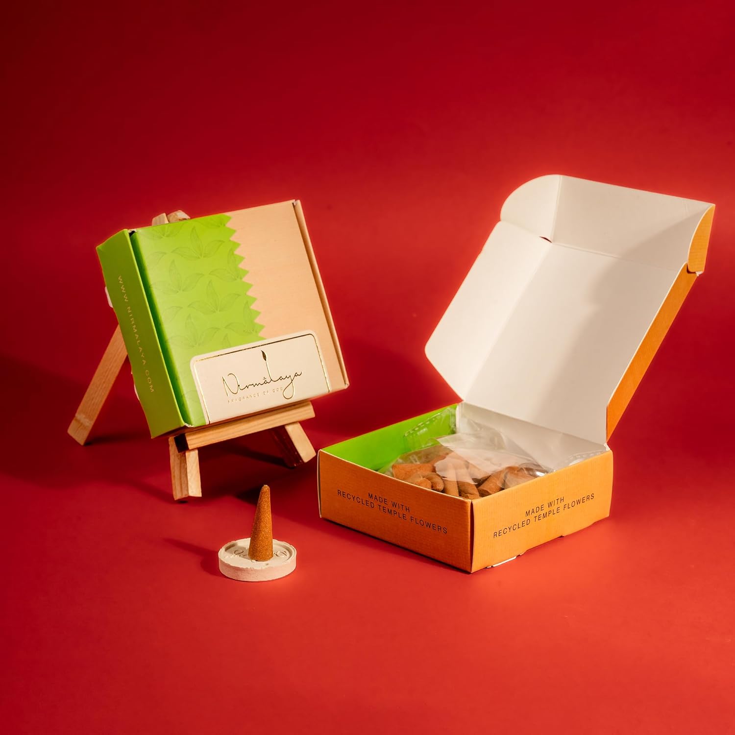 Tulsi Backflow Refill Pack Incense Cones