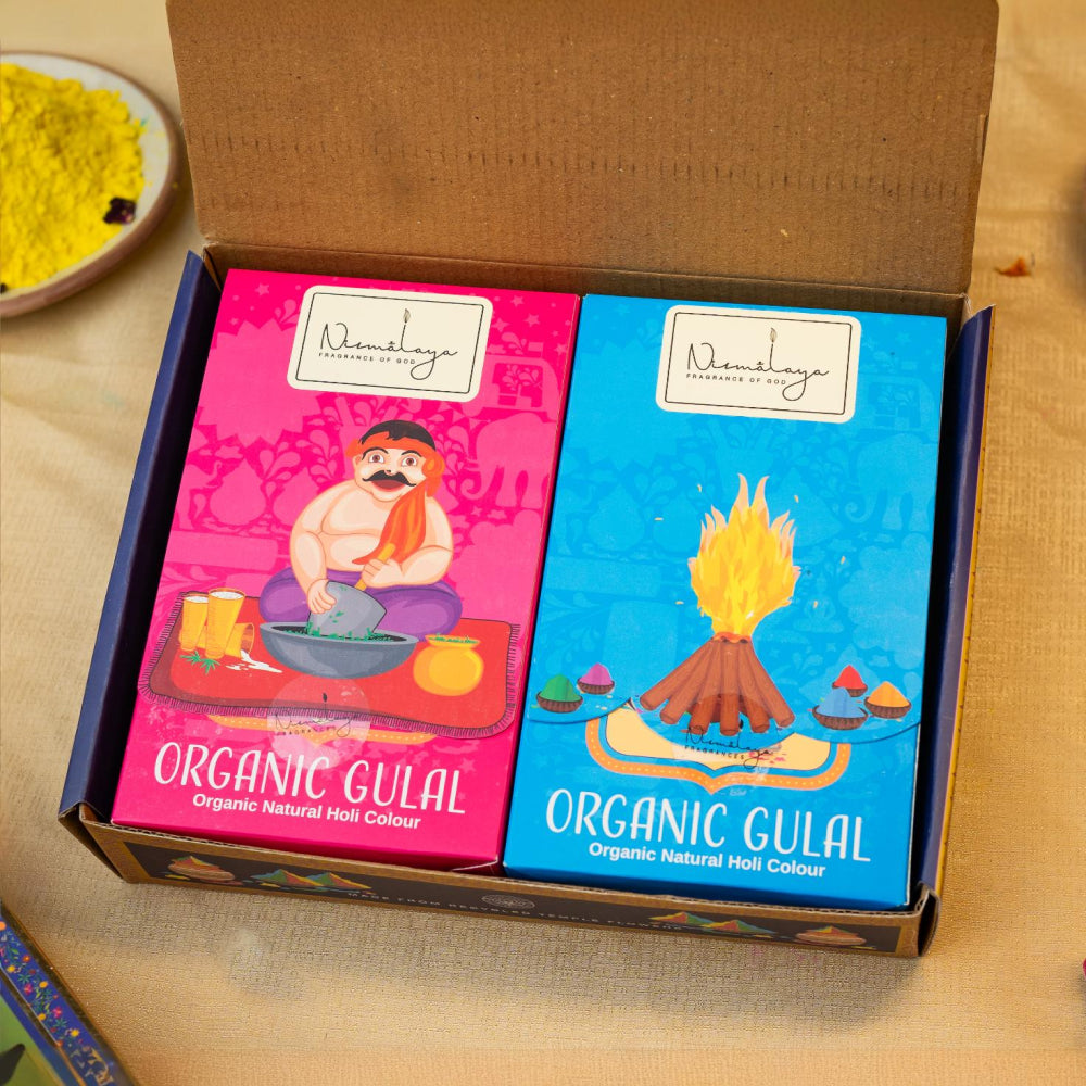 Rang Barse Pack - Set Of 4 Gulal Pouch (100 Gms Each)