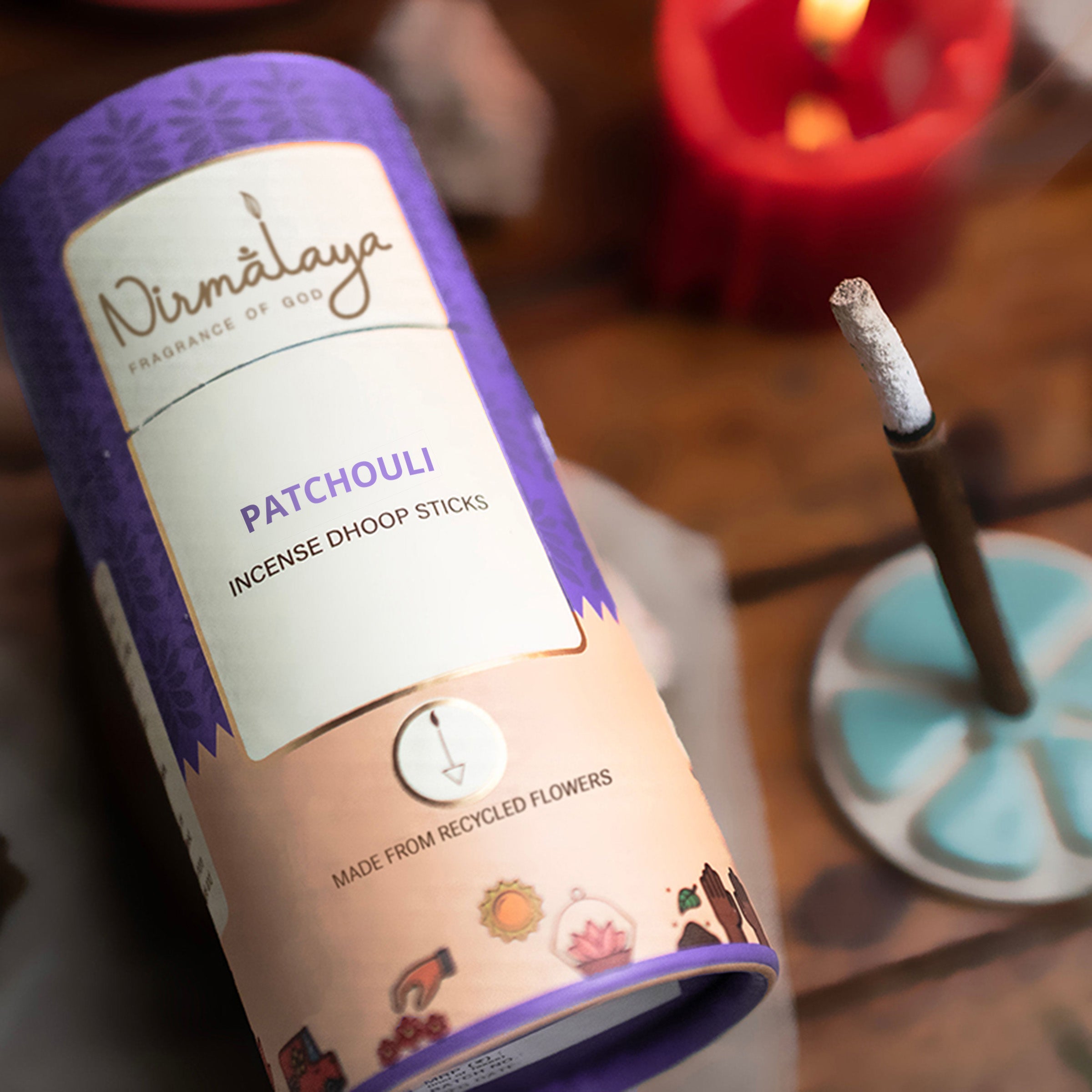 Patchouli Dhoop Sticks (Bamboo less)