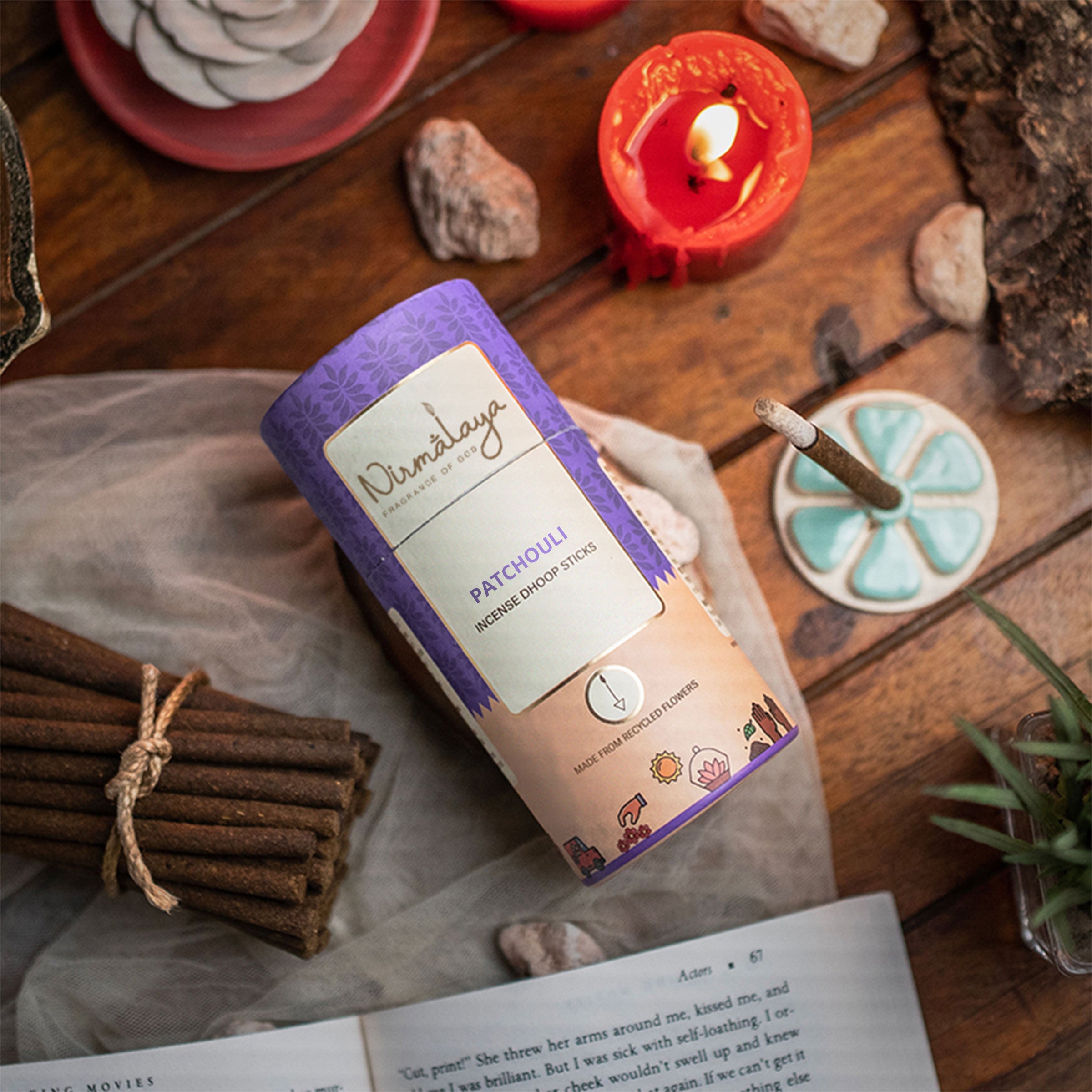 Patchouli Dhoop Sticks (Bamboo less)