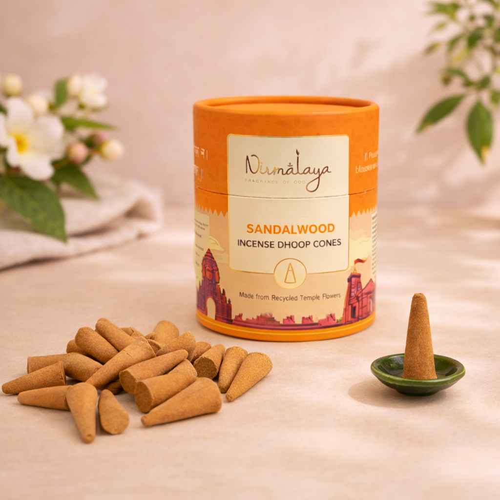 Sandalwood Premium Incense Cones Pack Of 60