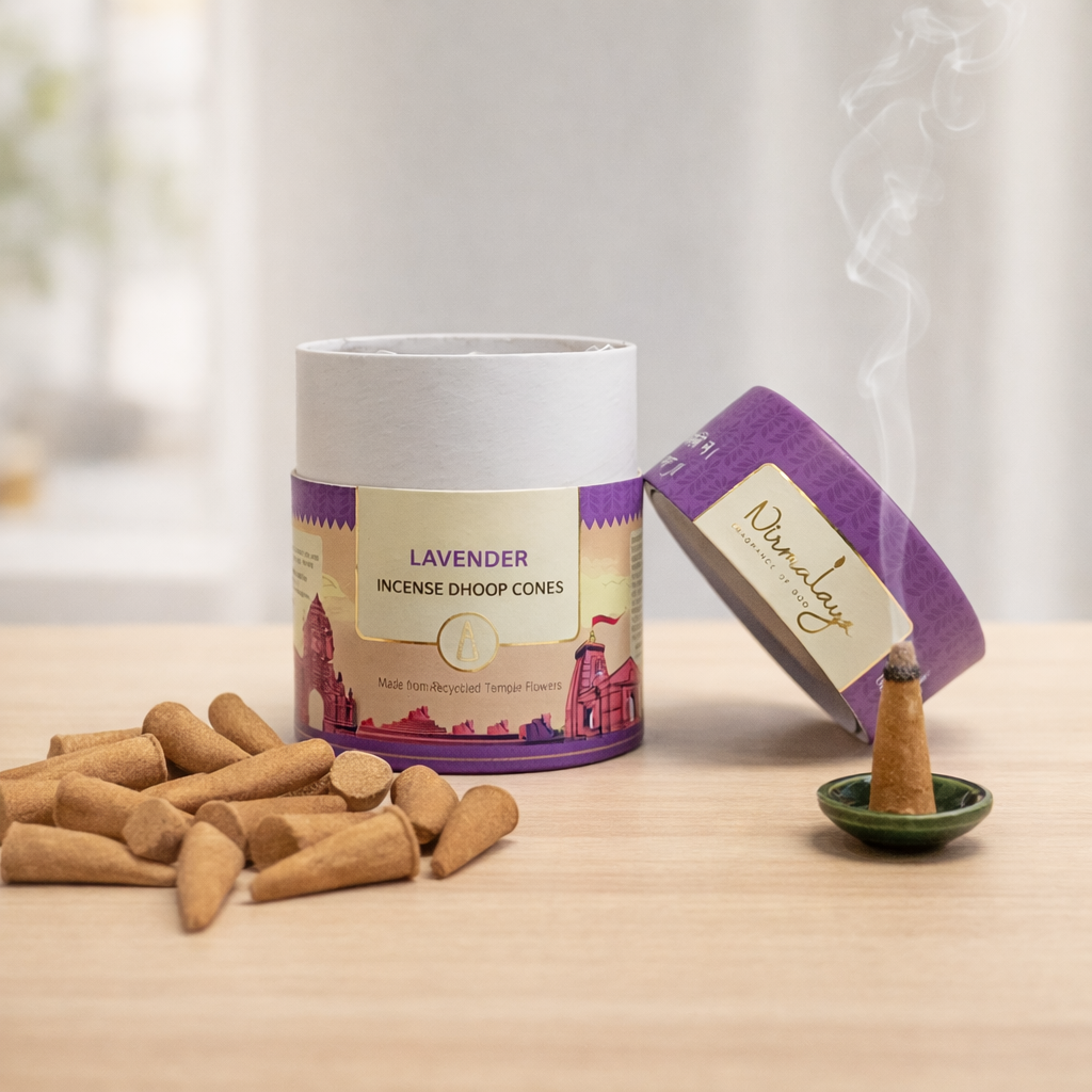 Lavender Premium Dhoop Cones Pack Of 60