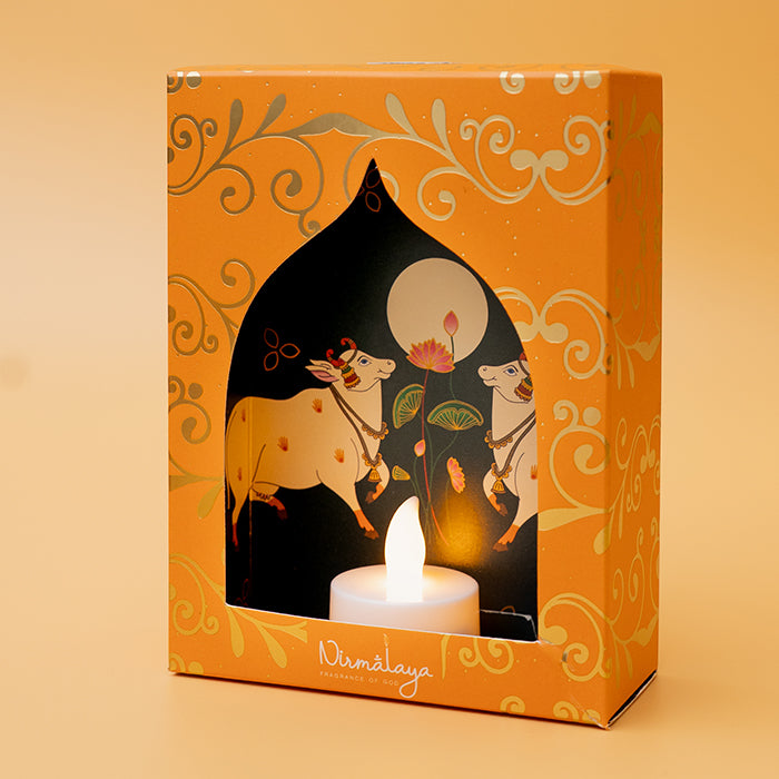 Airavat Jharokha Diya Set Gift Box