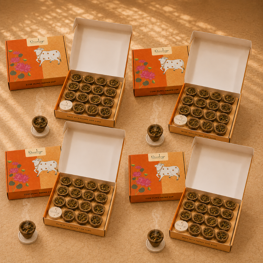 Cow Dung Havan Cups