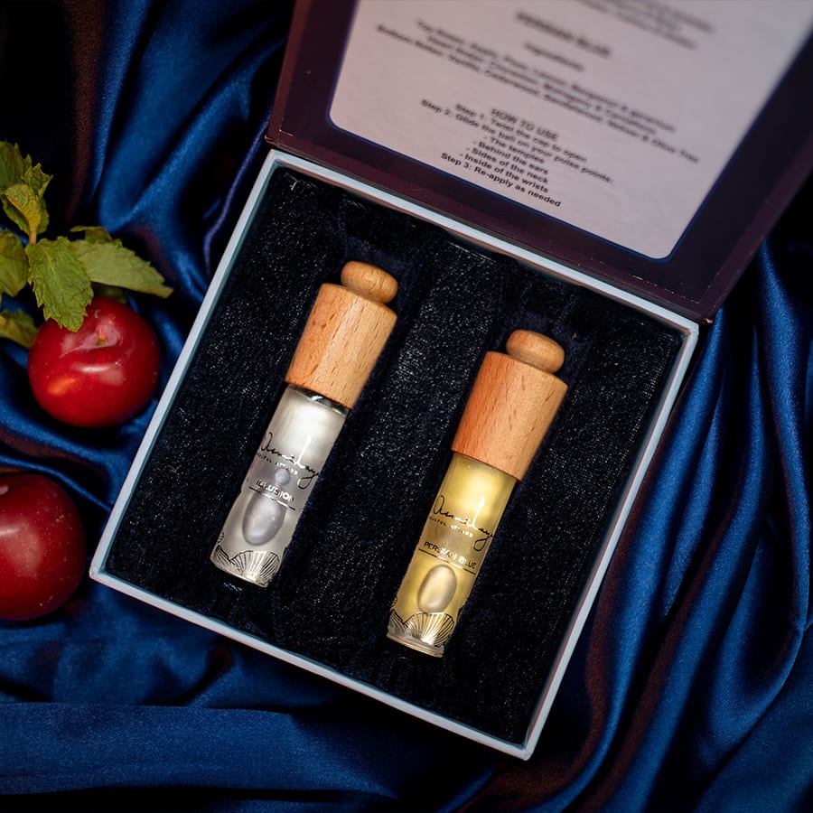 Illusion & Persian Blue Luxury Attar Perfume Combo for Men