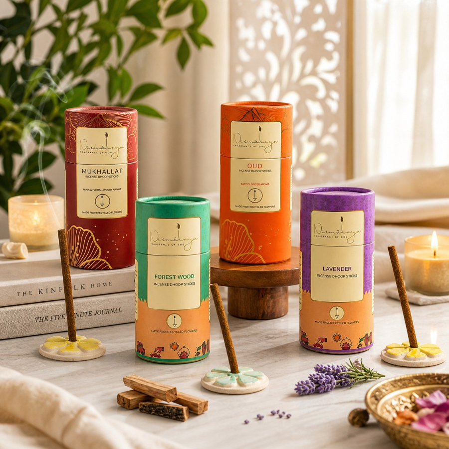 Rooh Rose Dhoop Sticks (Bamboo less)