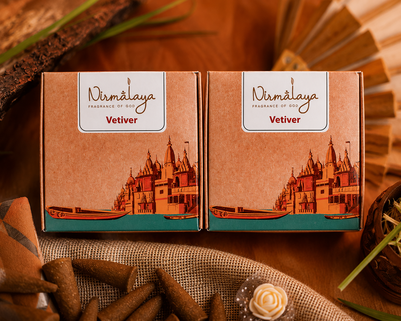 Vetiver Dhoop Cones