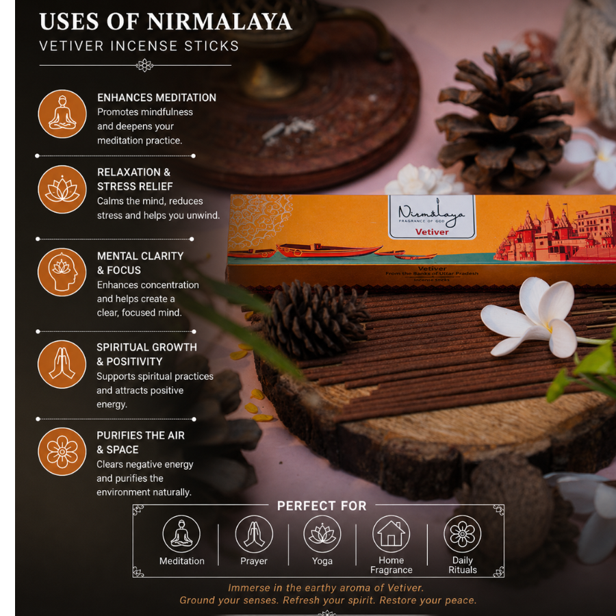 Vetiver Incense Sticks
