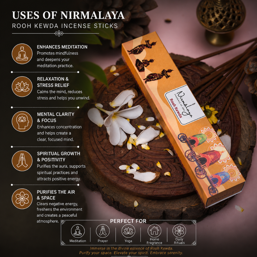 Rooh Kewda Incense Sticks