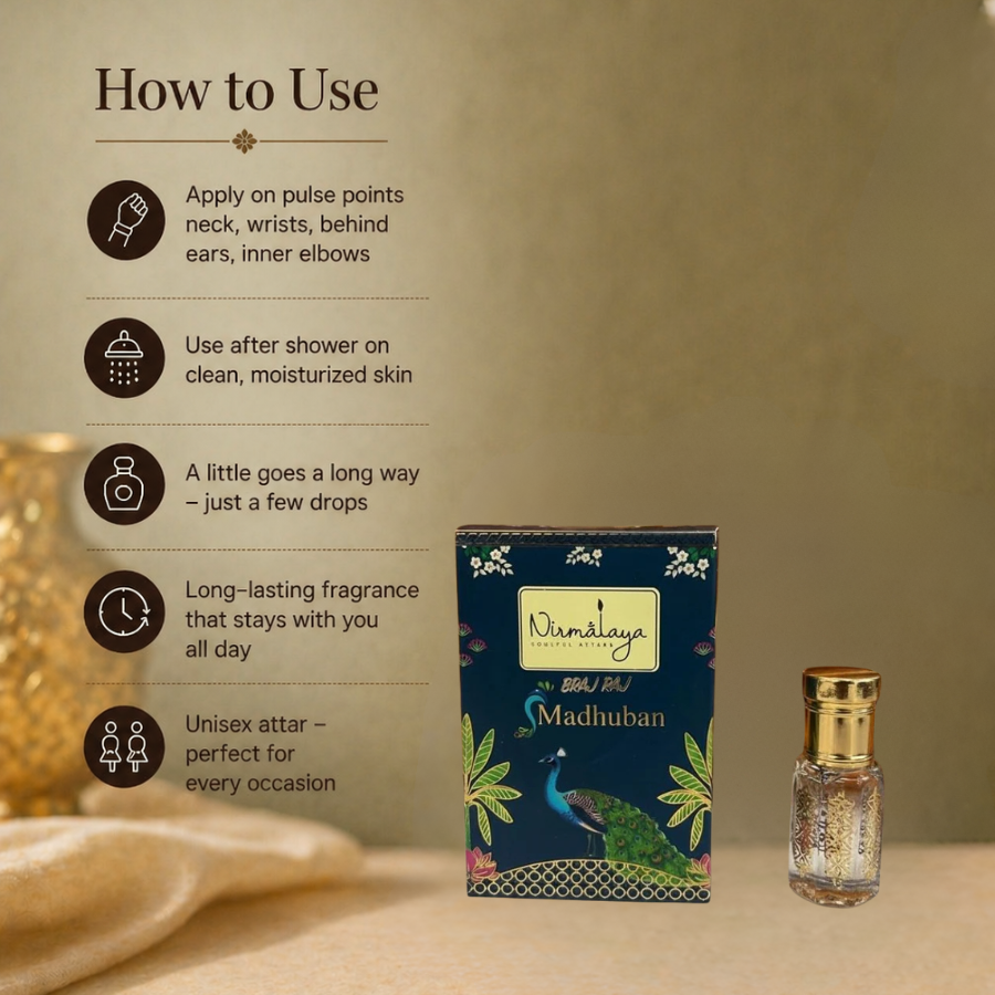 Royal Braj Raj Unisex Attar Perfume | For Men & Women