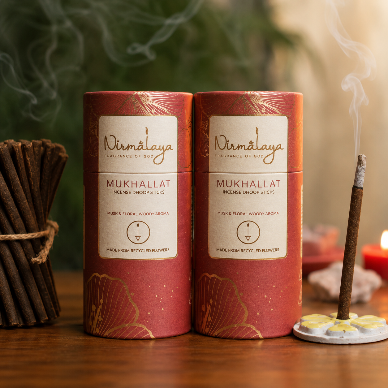 Mukhallat Dhoop Sticks (Bamboo less)