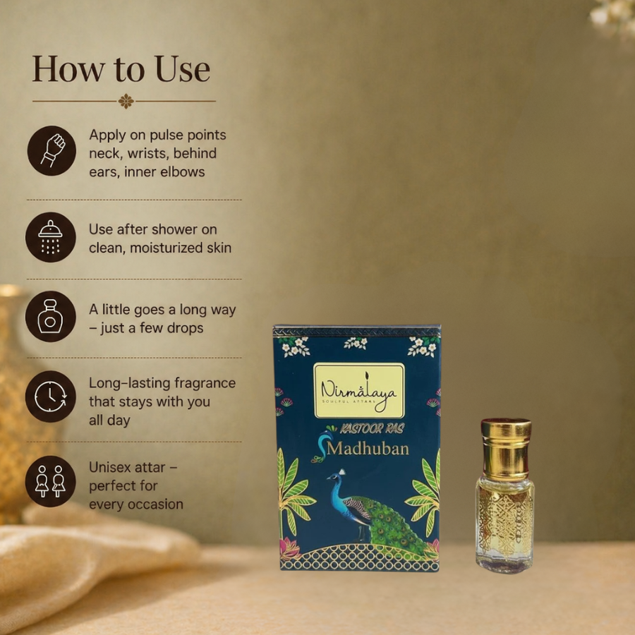 Royal Kastoor Raas Unisex Attar Perfume | For Men & Women