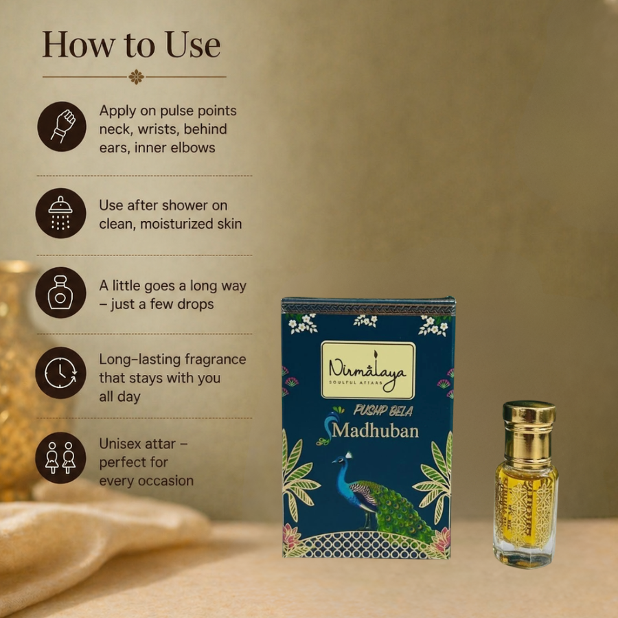 VRINDA GULAB ATTAR PERFUME | For Men & Women