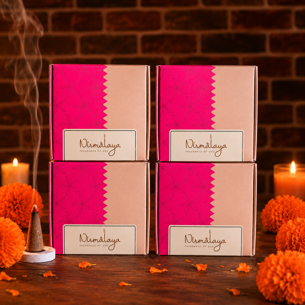 Rooh Rose Dhoop Cones