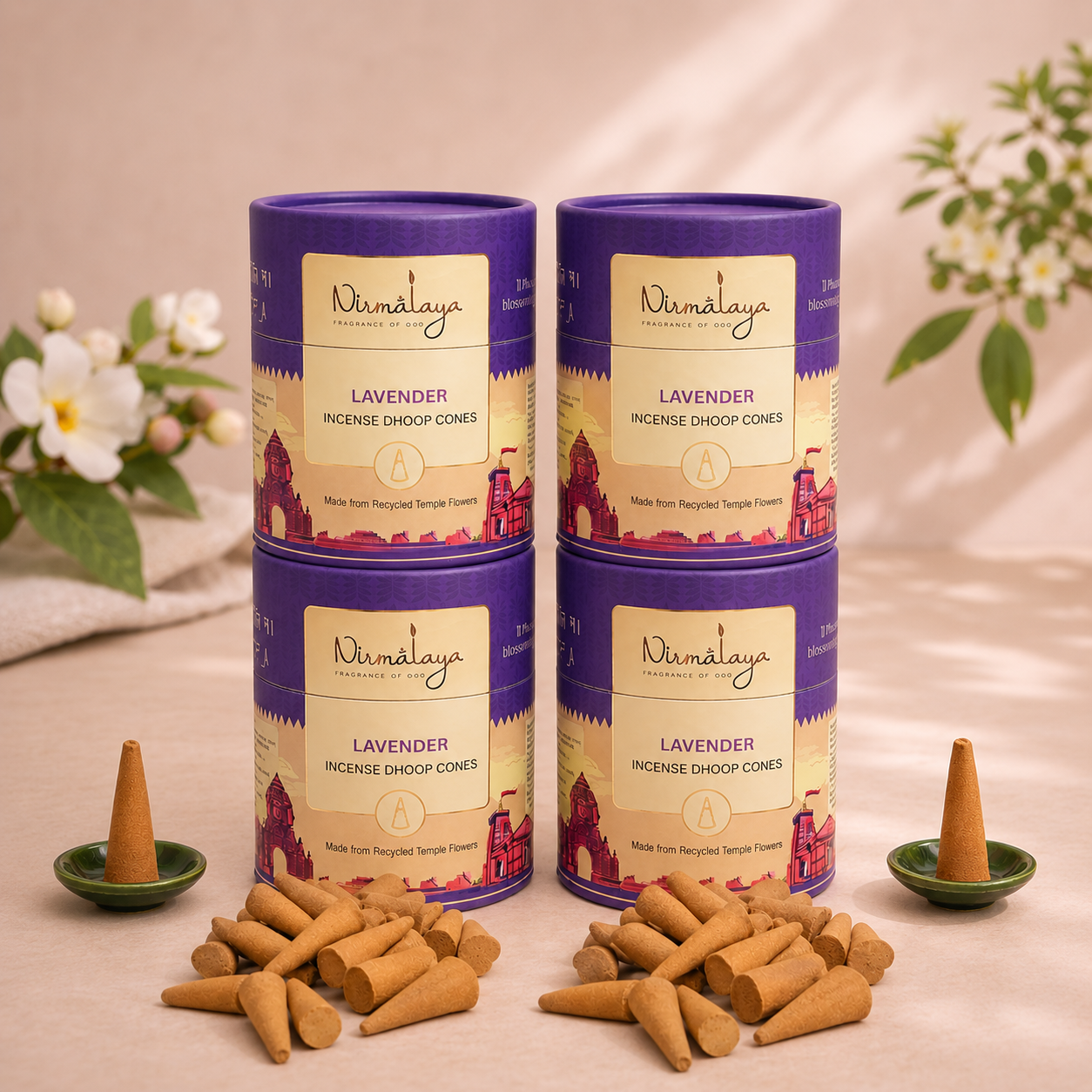 Lavender Premium Dhoop Cones