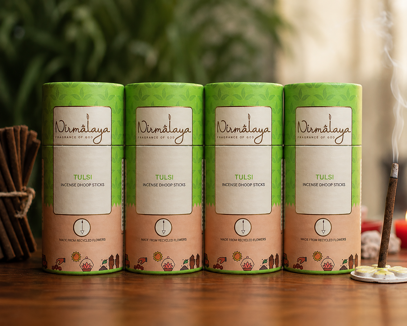 Tulsi Dhoop Sticks (Bamboo less)