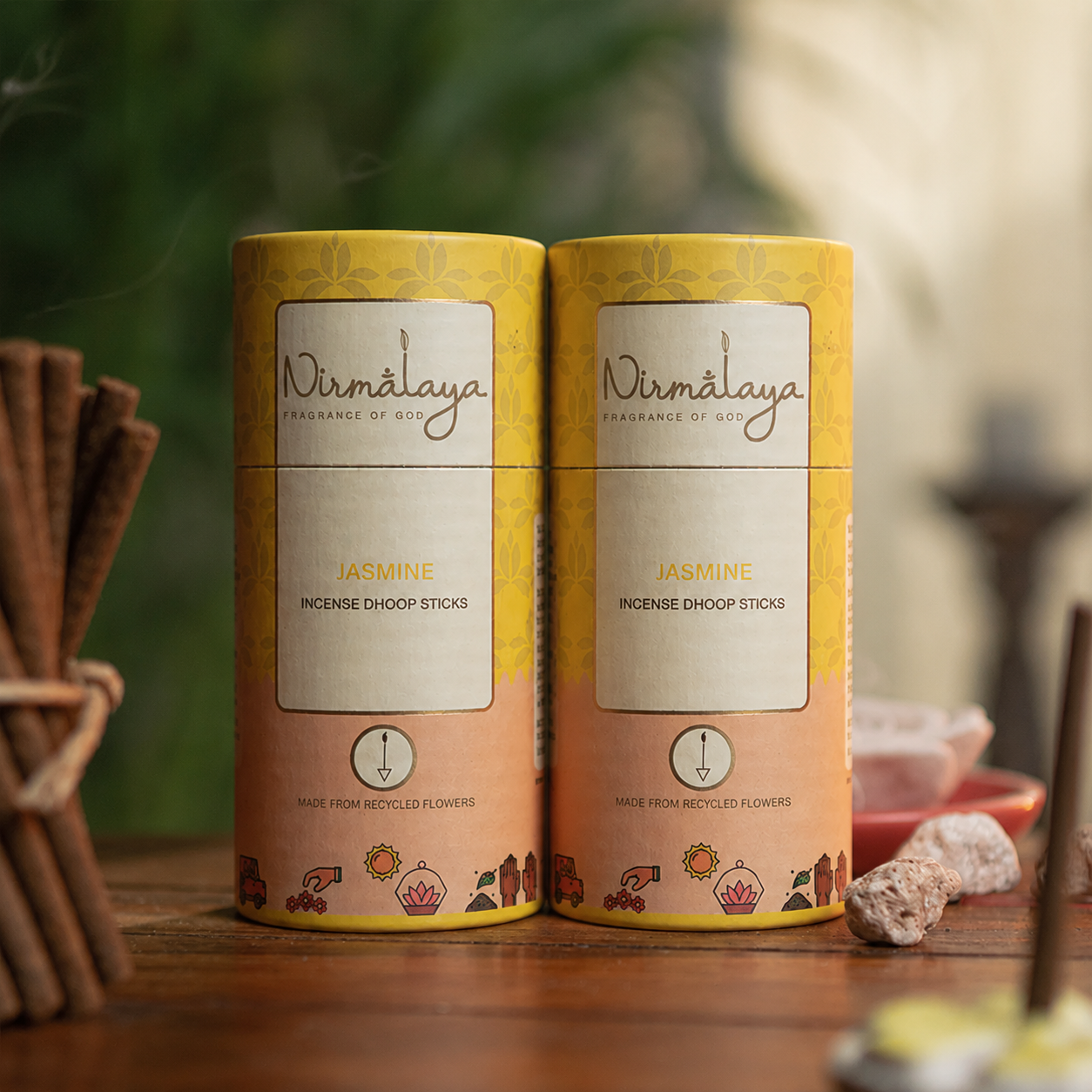 Jasmine Dhoop Sticks (Bamboo less)