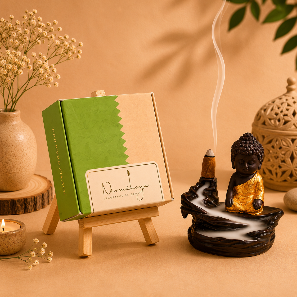 Tulsi Backflow Dhoop Cones