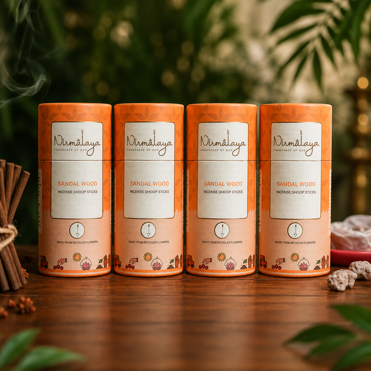 Mysore Sandalwood Dhoop Sticks (Bamboo less)