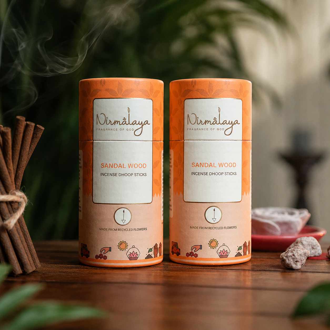 Mysore Sandalwood Dhoop Sticks (Bamboo less)