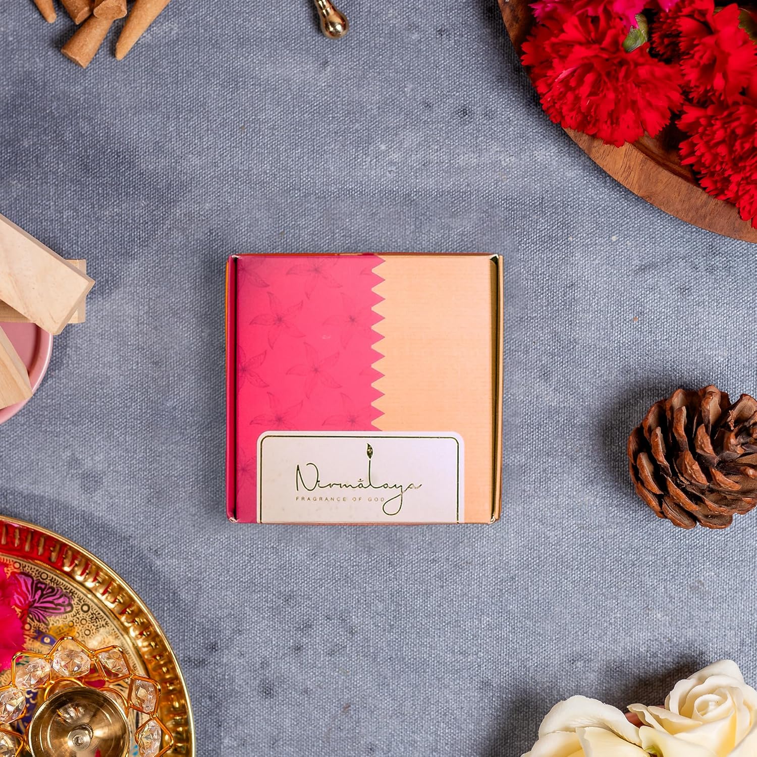 Rooh Rose Backflow Refill Pack Incense Cones