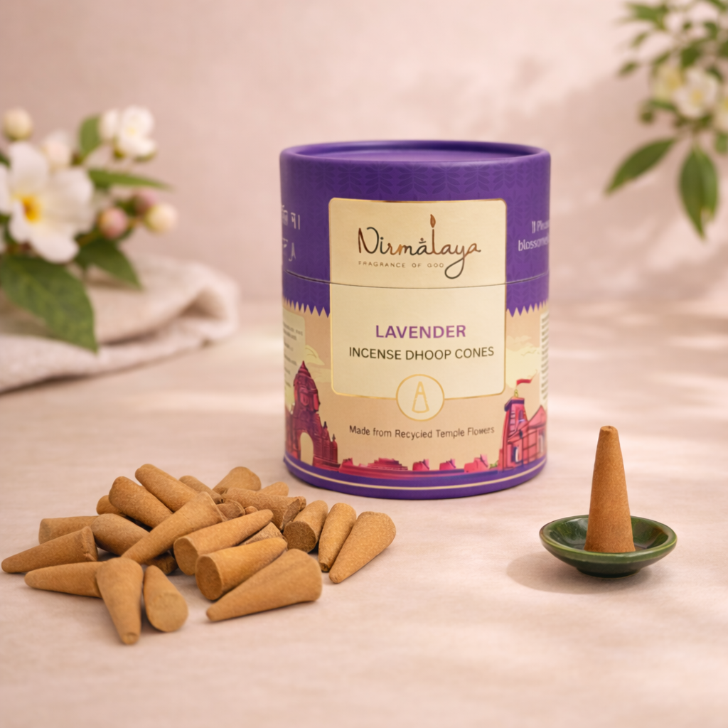 Lavender Premium Incense Cones Pack Of 60