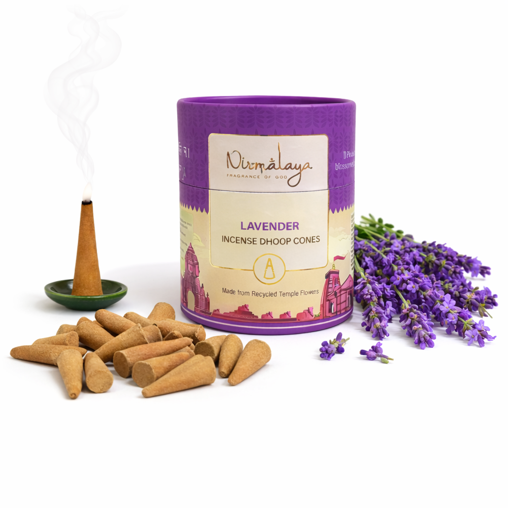Lavender Premium Dhoop Cones Pack Of 60