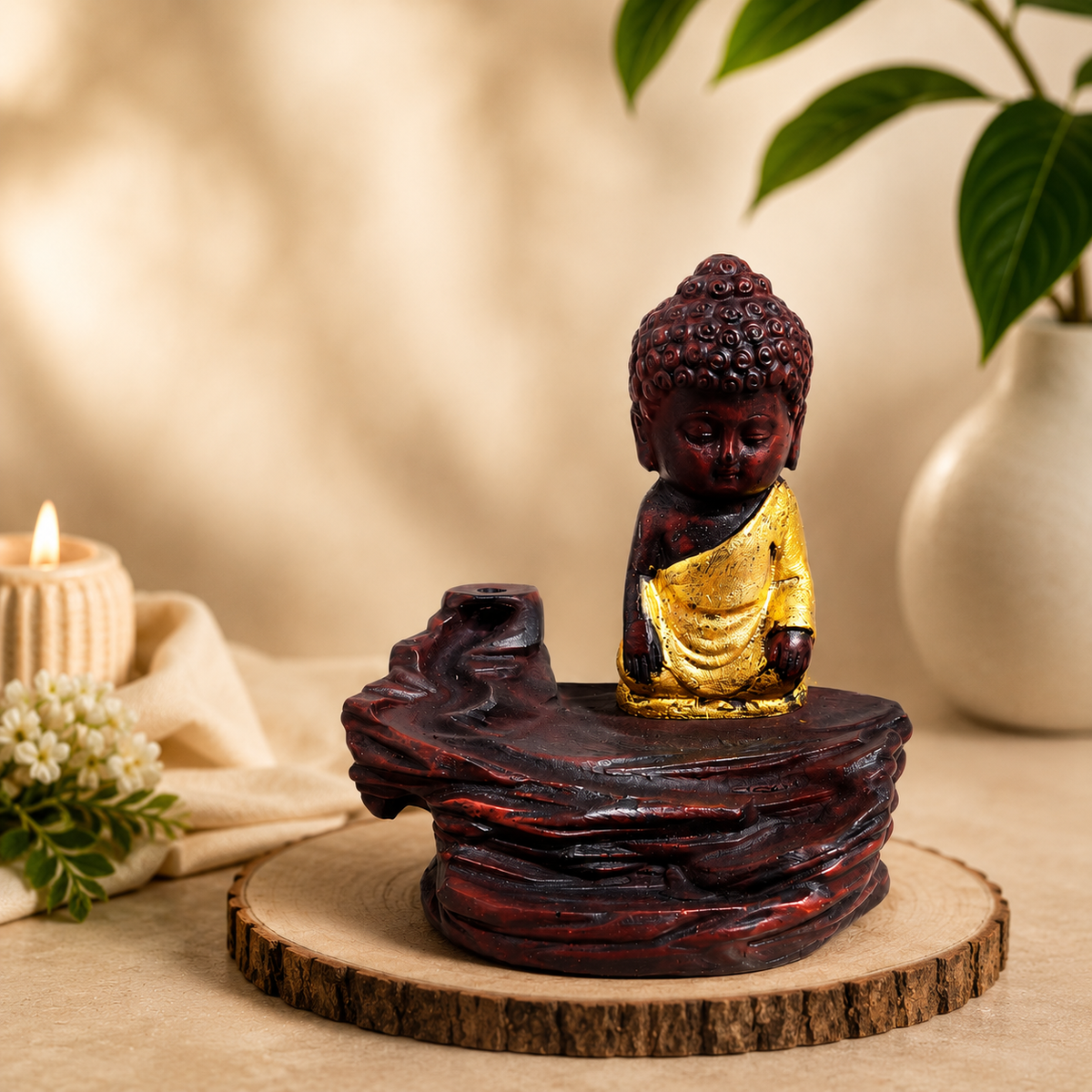 Lord Buddha Backflow Idol