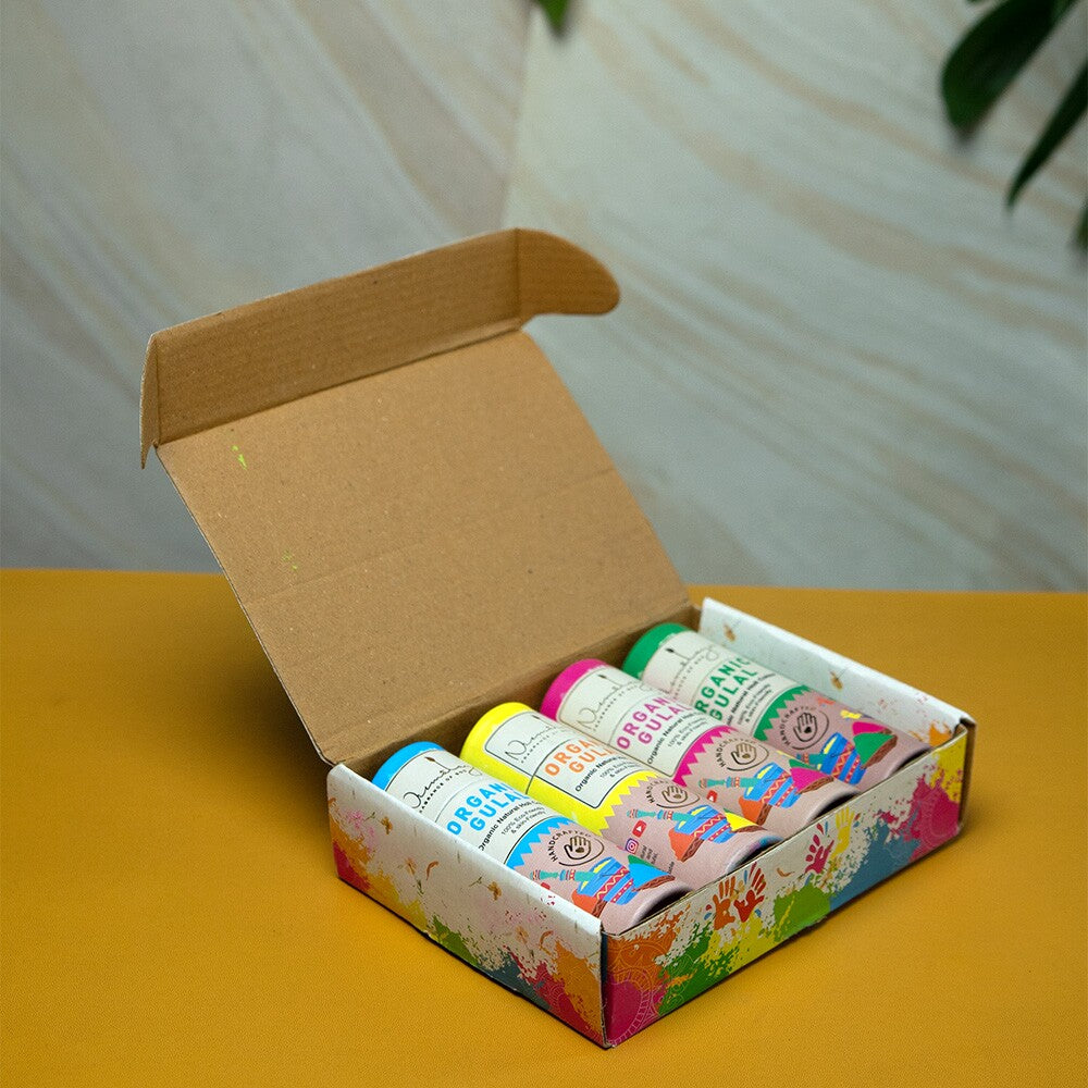 Colorful Holi Box- Mini Tubes