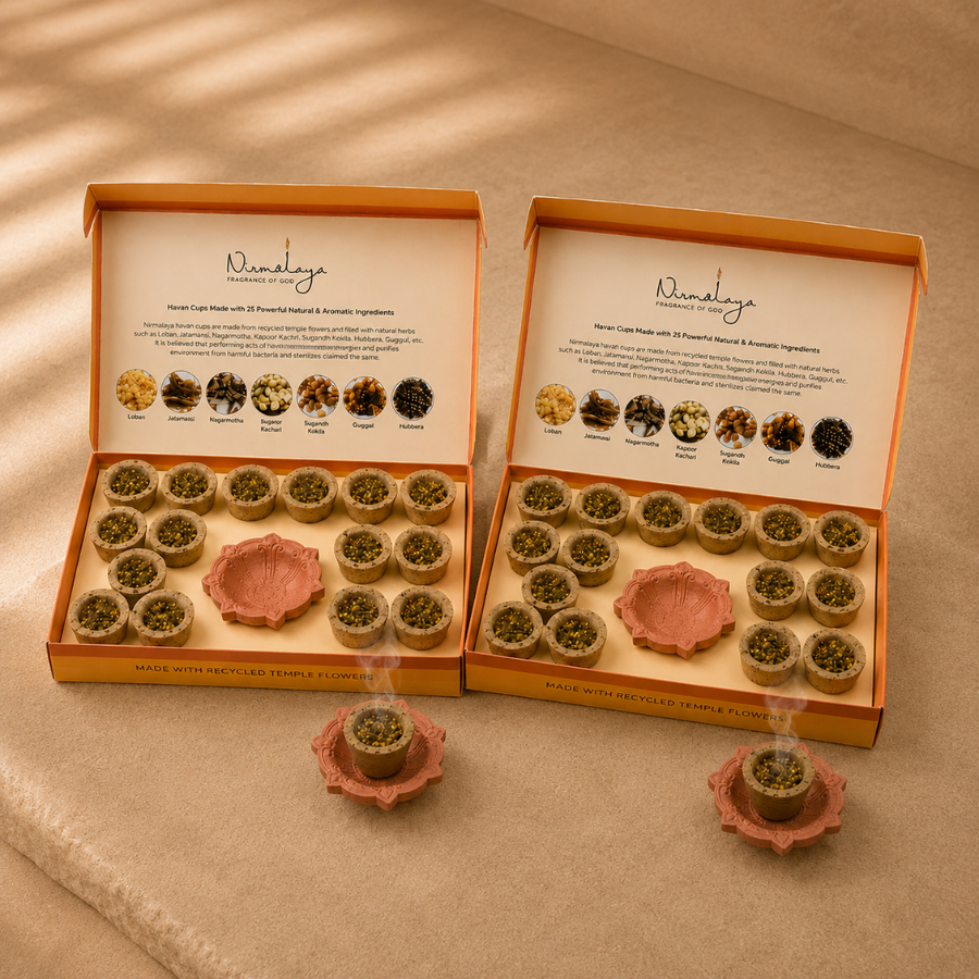 Kesar Sandalwood  Havan Cups