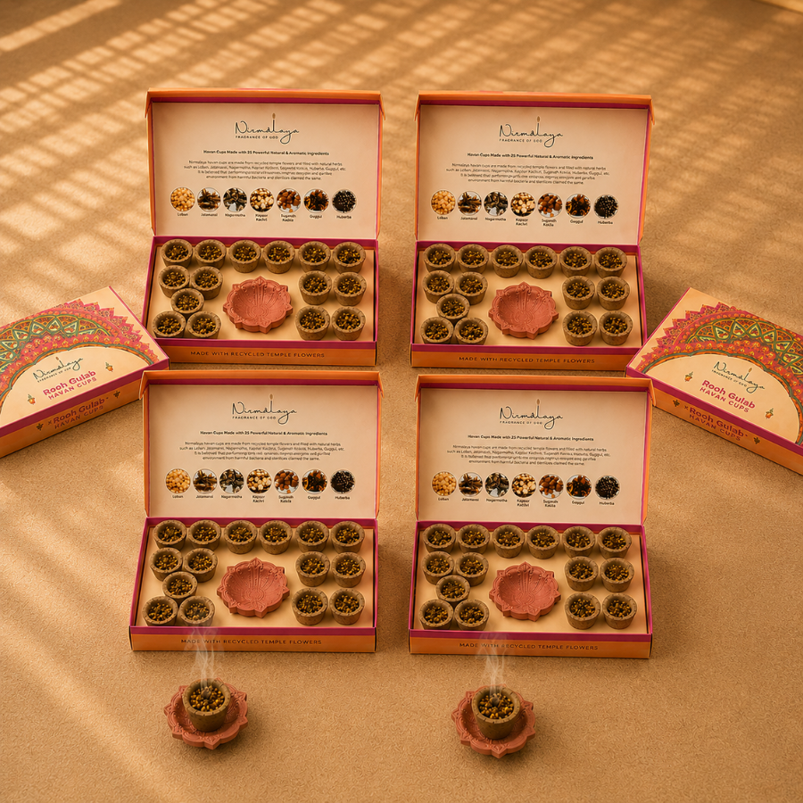 Rooh Gulab  Havan Cups