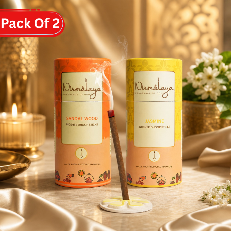 Confidence Pack Of 2 - Sandalwood  and Jasmine Dhoop Sticks