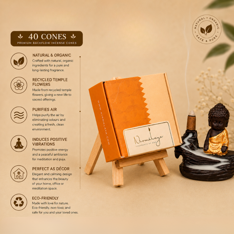 Sandalwood Backflow Dhoop Cones
