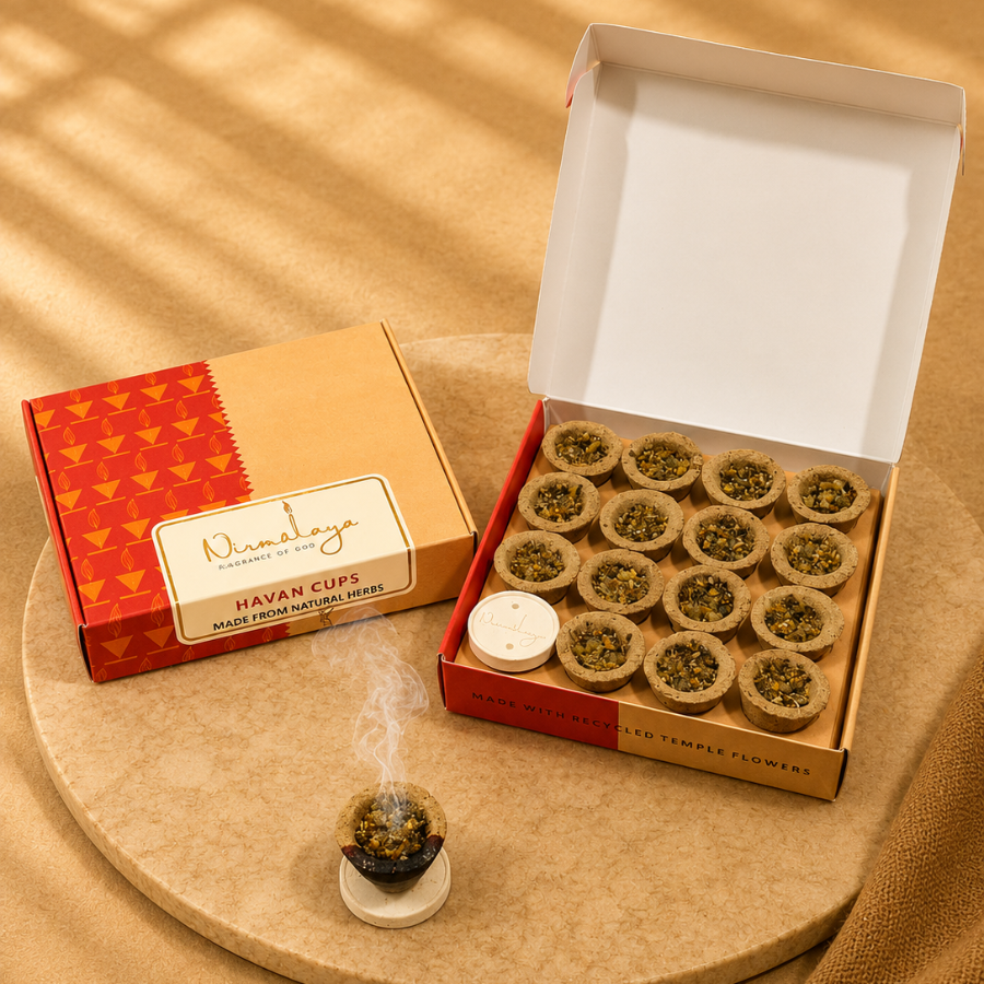 Nirmalaya Premium Sambrani Loban Havan Cups