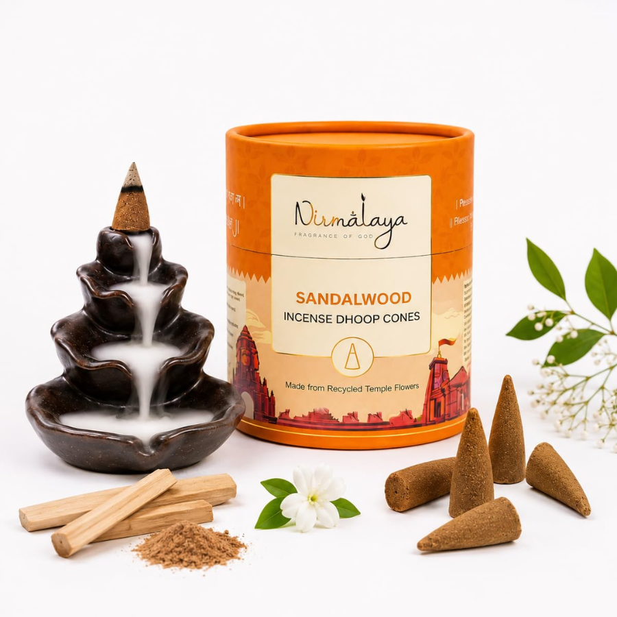 Sandalwood Backflow Dhoop Cones