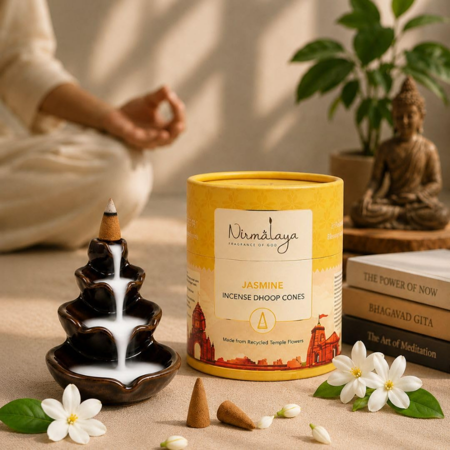 Jasmine Backflow Dhoop Cones