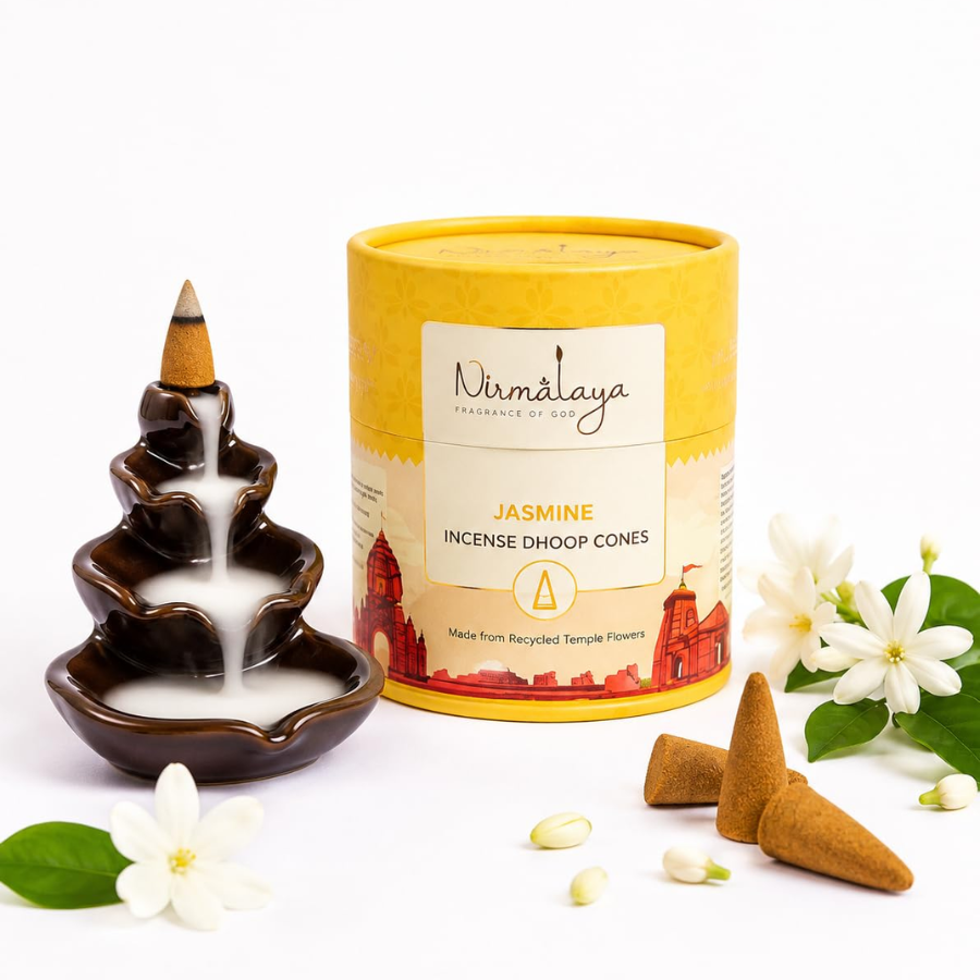 Jasmine Backflow Dhoop Cones