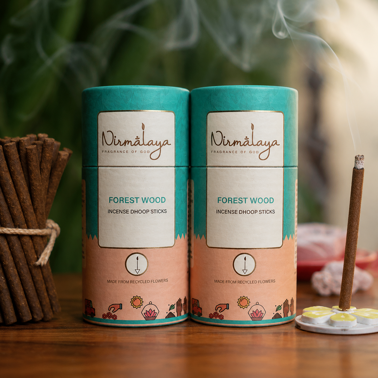 Forest Wood Dhoop Sticks (Bamboo less)