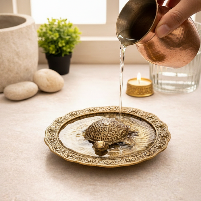 Pure Brass Tortoise/ Turtle For Vastu or Feng Shui
