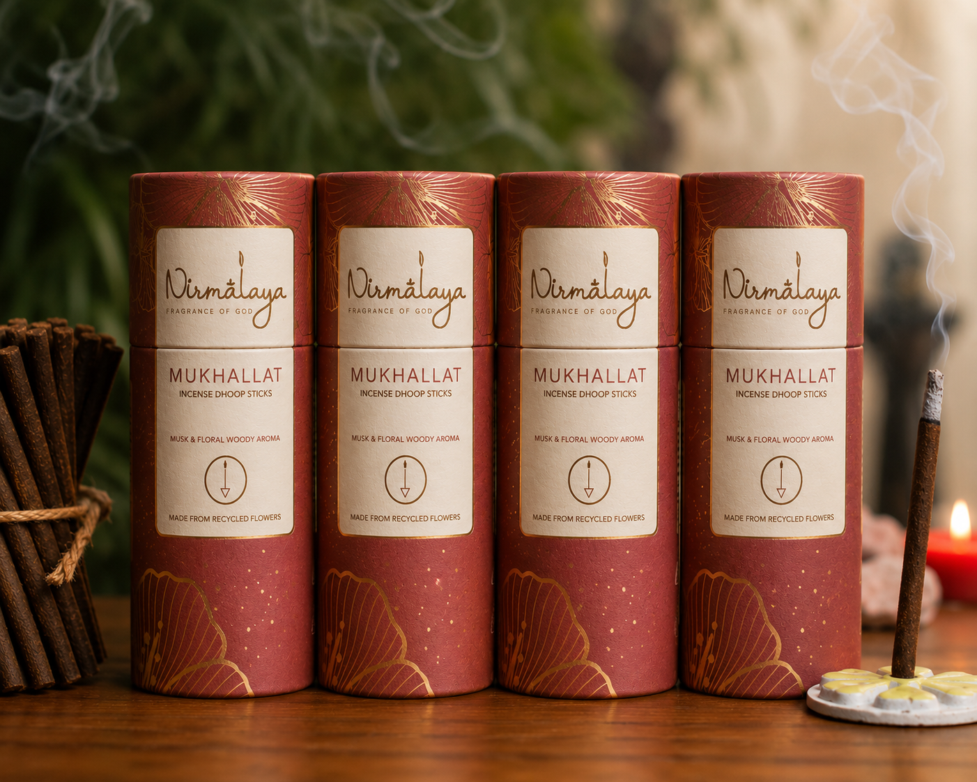 Mukhallat Dhoop Sticks (Bamboo less)