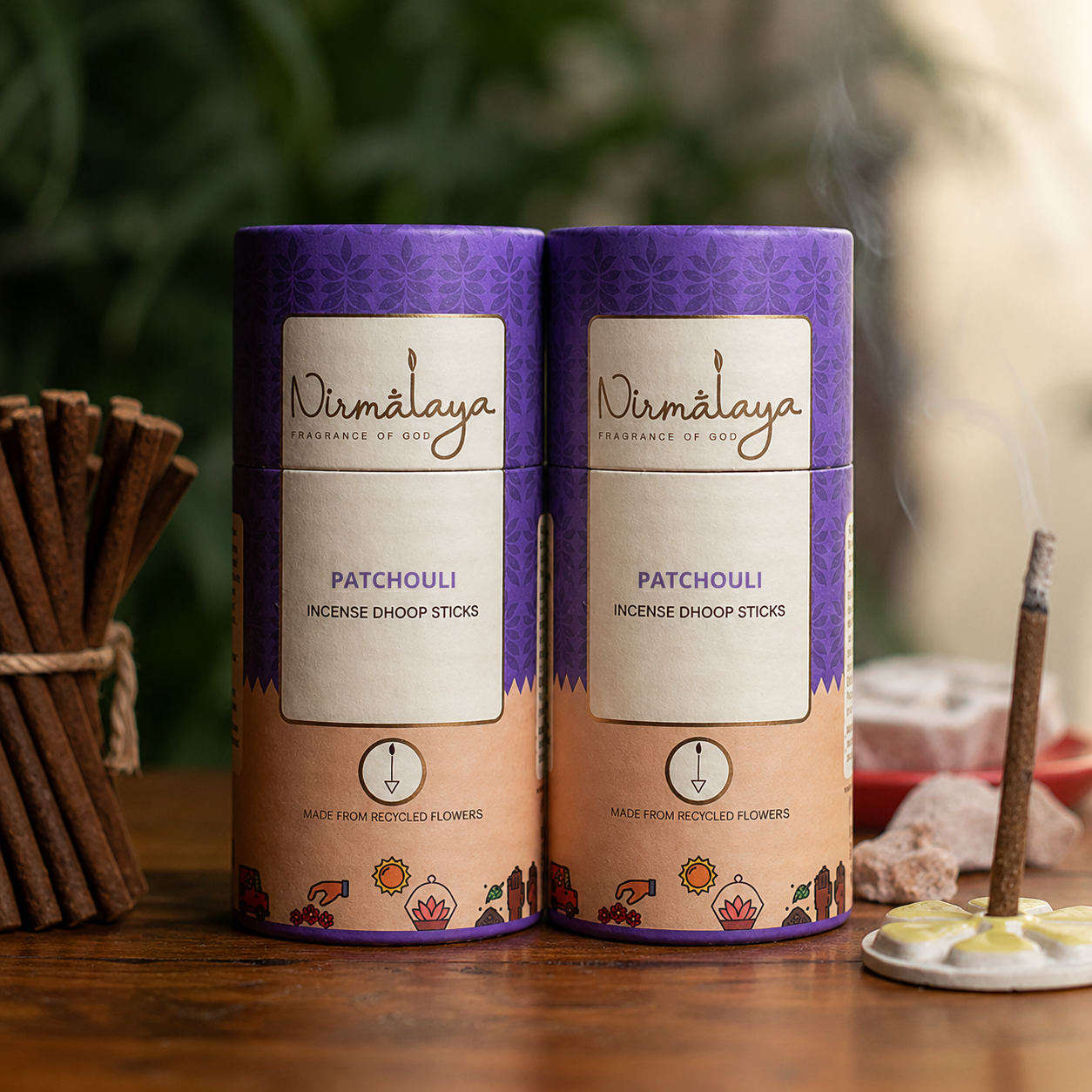 Patchouli Dhoop Sticks (Bamboo less)