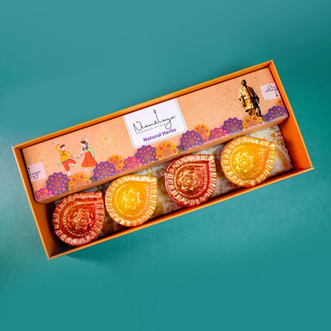 Mandala Gift Box With Diyas